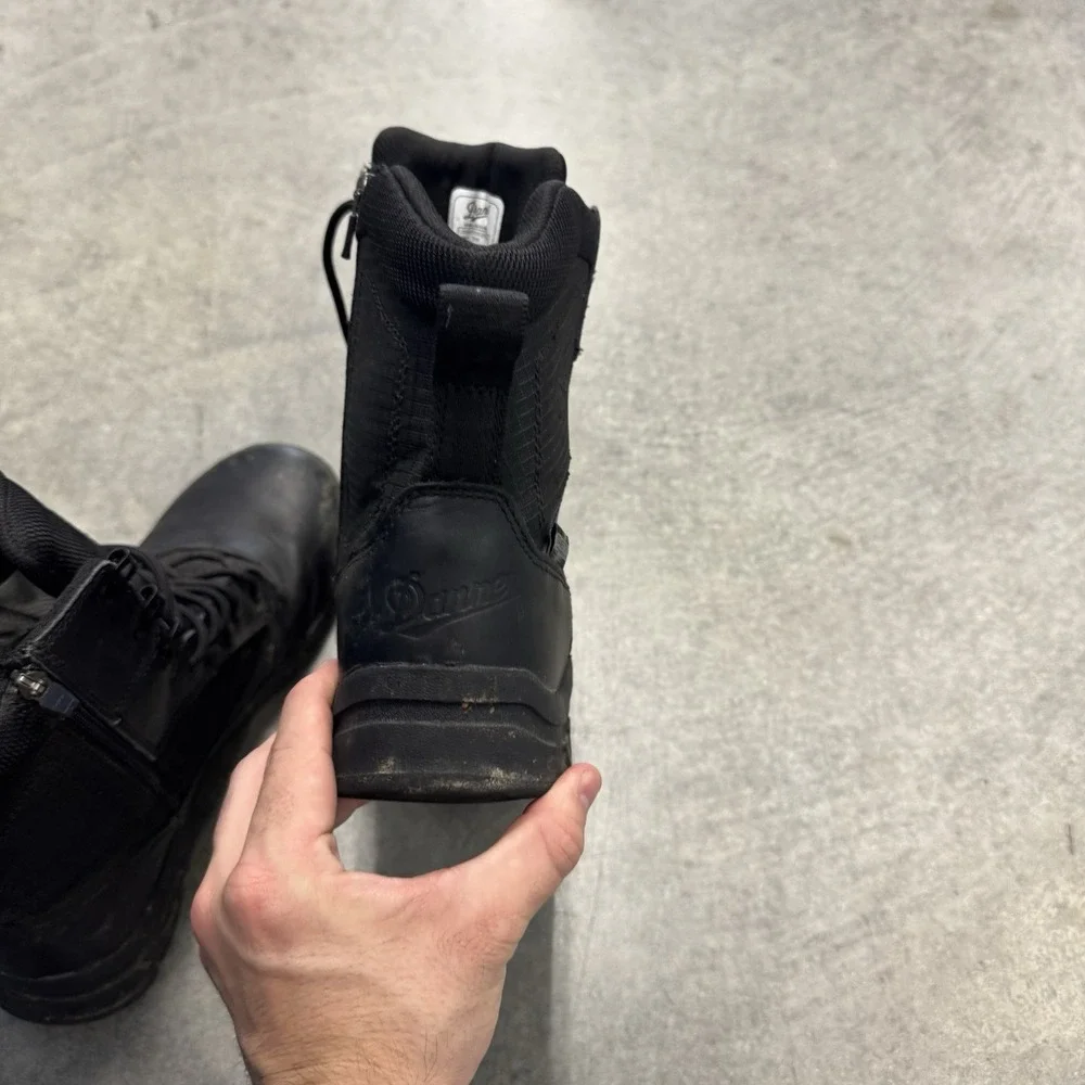 DANNER DCS LOOKOUT Tactical Boot Side Zip Black Waterproof Boot 23824 Size 12